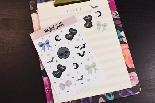 Pastel Goth Sticker Sheet