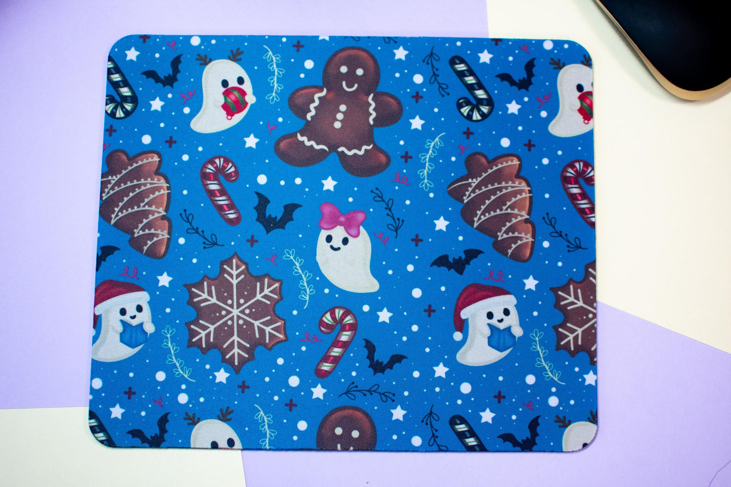 Gingerbread and Ghosts Mouse Pad