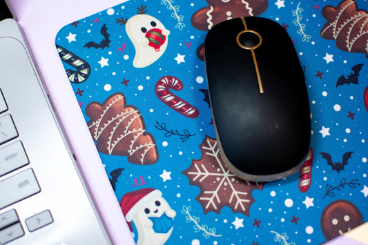 Gingerbread and Ghosts Mouse Pad