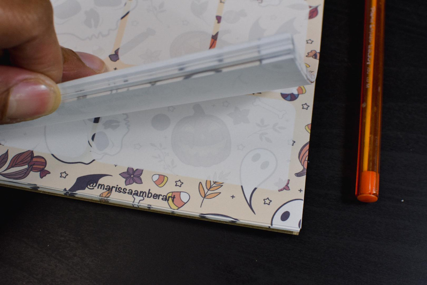 Handmade Spooky Season Weekly Planner Notepad | 5in x 7in