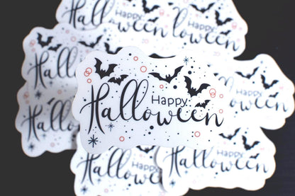 Happy Halloween Die-Cut Vinyl Sticker