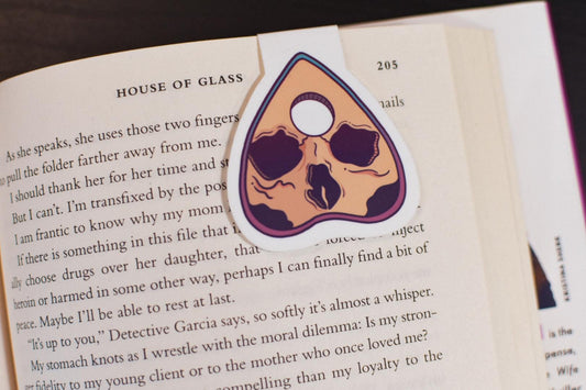 Skull Planchette Magnetic Bookmark