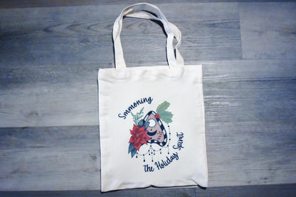 Summoning The Holiday Spirit Festive Planchette Canvas Tote Bag