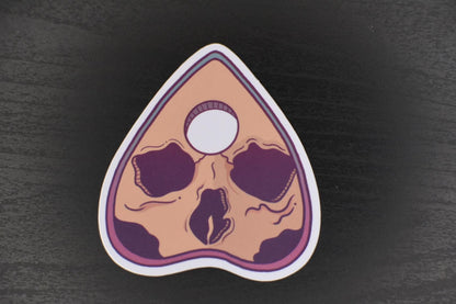 Planchette Skull Die-Cut Vinyl Sticker