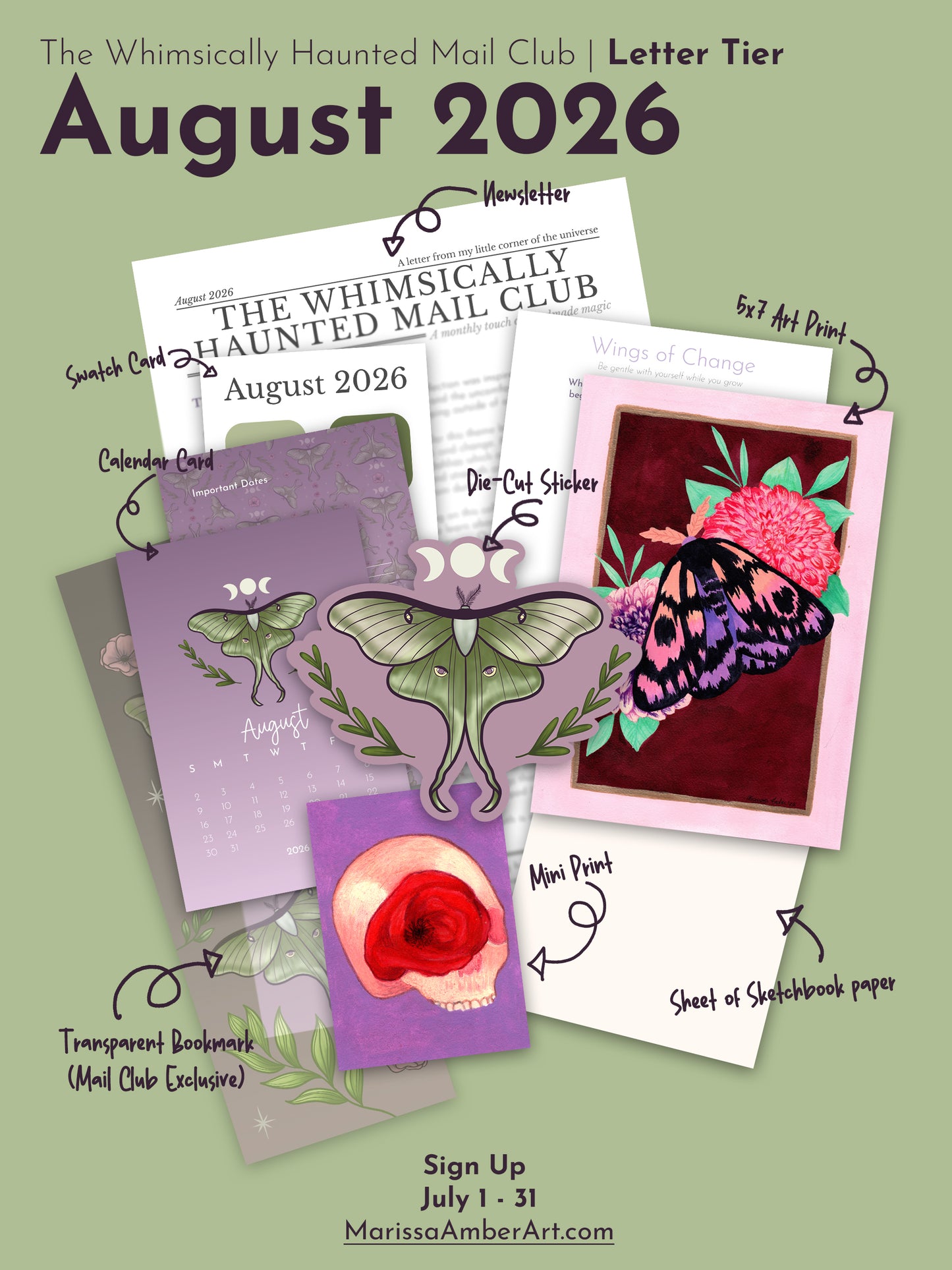 The Whimsically Haunted Mail Club Membership