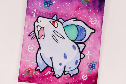 "Tiny Paws in the Stars" Original (ACEO)