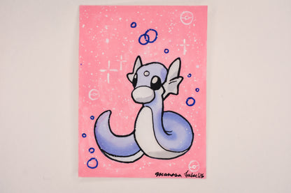 "Cotton Candy Currents" Original (ACEO)