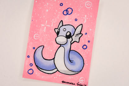 "Cotton Candy Currents" Original (ACEO)