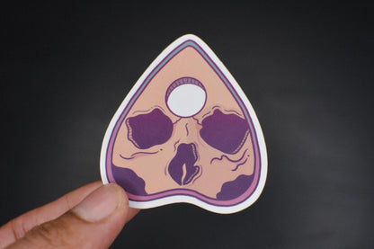 Planchette Skull Die-Cut Vinyl Sticker