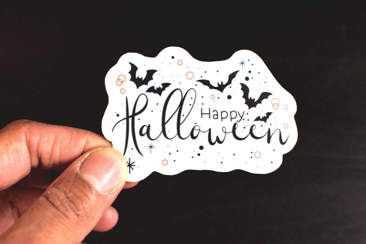Happy Halloween Die-Cut Vinyl Sticker