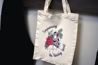 Summoning The Holiday Spirit Festive Planchette Canvas Tote Bag