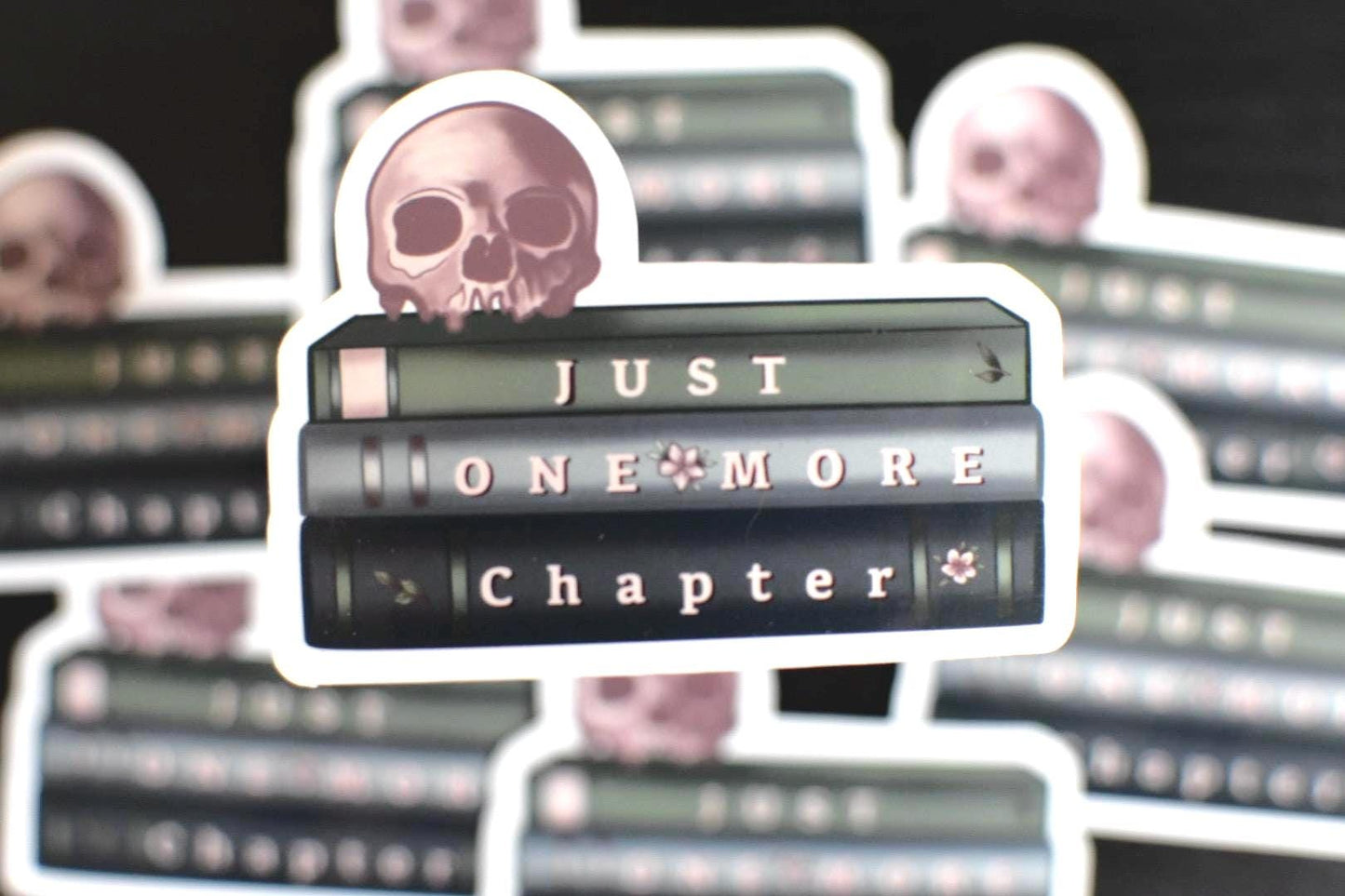 Just One More Chapter Die-Cut Vinyl Sticker